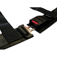 SAAS Harness 4 Point Removable Black 1.7m Length R4002B