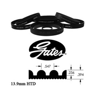 RCD Kevlar Poly Chain HTD Blower Belt 1543mm X 75mm x 13.9mm
