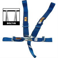 RCI 5 Point 3" Latch Type Racing Harness Blue Pull Up Type. SFI 16.1 Rated