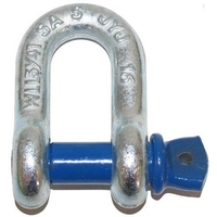 Auto King D Shackle 1000kg rated 10mm 3/8" trailer chain RDS10