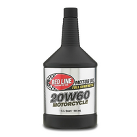 Red Line Oil 20W60 Motorcycle Oil 1 Quart Bottle 946ml 