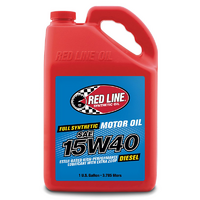 Red Line Oil 15W40 Diesel Motor Oil 1 Gallon Bottle 3.785 Litres 