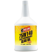 Red Line Oil 75W/140 GL-5 Gear Oil 1 Quart Bottle 946ml 