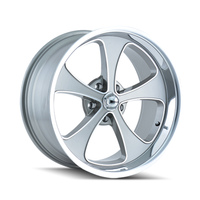 Ridler 645 Wheel Grey Machined Face W/Polished Lip 17x7 5 For Ford Back Space 0mm