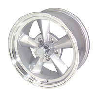 Ridler 675 Wheel Silver/Machined Lip 15x8 For GM Chev For Holden Back Space -12mm 
