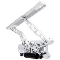 Ring Brothers Billet Bonnet Hinge Kit Natural Finish Suit 1967-1969 Camaro, Air Frame For Steel Bonnet