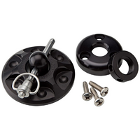 Ring Brothers Billet Hood/Bonnet Pin Kit Universal, Black Anodised Finish