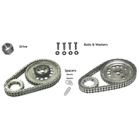 Rollmaster Timing Chain Chev V8 Gen III LS7 Double Row With Torrington - 3 Bolt Nitrided Kit