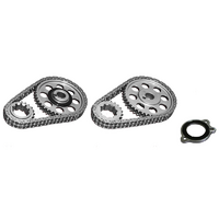Rollmaster Timing Chain Set Nitrided w Thrust Plate for Ford 302 351 Windsor Pre EFI