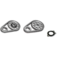 Rollmaster Timing Chain Set Nitrided w Thrust Plate for Ford 302-351 Windsor HO EFI