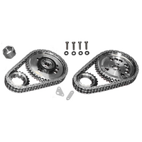 Rollmaster Double Row Timing Chain Set With Torrington Bearing Suit LS7, 3 Bolt Cam With Multi Trigger Sensor