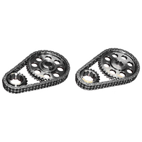 Rollmaster Double Row Timing Chain Set Suit SB for Ford 302-351W Pre-EFI & Dart Windsor Block, Line Bore .005"