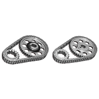 Rollmaster Double Row Timing Chain Set Nitrided With Torrington Bearing Suit SB for Ford 302-351W Pre-EFI & Dart Windsor Block