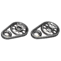 Rollmaster Double Row Timing Chain Set Suit for Ford 302-351 Cleveland, Line Bore .005"