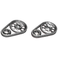 Rollmaster Double Row Timing Chain Set Suit for Ford 302-351 Cleveland SVO With SCAT OR EAGLE Crank, Line Bore .005"