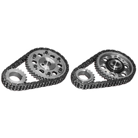 Rollmaster Double Row Timing Chain Set Nitrided With Torrington Bearing Vernier Adjustable Suit SB for Ford 302-351 Windsor Pre-EFI
