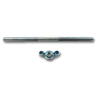 RPC Air Cleaner Stud & Wingnut 1/4"-20 x 6" Long Suit Steel Air Cleaner RPCR2178X
