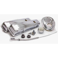 RPC Engine Dress Up Kit Chrome with Short Valve Covers SB Chev V8 RPCR3023