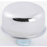 RPC Chrome Steel Push-in Oil Breather 2-3/4" Dia with 1" Neck Fits Valve Covers with 1-1/4" Holes RPCR4870