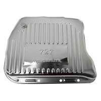 RPC Chrome Steel Transmission Pan Finned Extra Capacity Chrysler 727 RPCR7597