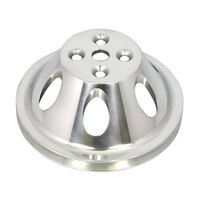 RPC Polished Aluminium Water Pump Upper Pulley BB Chev V8 Single Groove RPCR8840POL