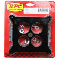 RPC Phenolic Plastic Carburettor Spacer 1-11/16" Ported 1" Spacer Holley/AFB Four Barrel Carburettors RPCR9134