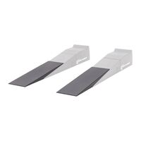 RACERAMPS Ramp X-Tenders for 67'' Service Ramps Composite Foam Black 45 in. Length 14 in. Width Pair