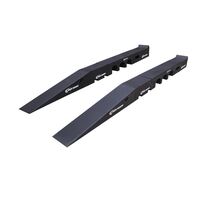 RACERAMPS Ramp Portable Pit Stop Composite Foam Black 221 in. Length 16 in. Width Kit