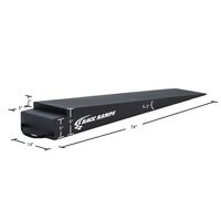 RACERAMPS Trailer Ramps 74.00 in. Length 8 in. Height 1-Piece Design Pair