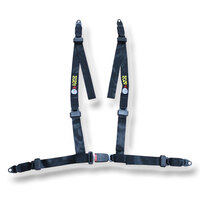 Autotecnica 4 Point Racing Harness Seat Belt ECE Approved Black RS-406BK