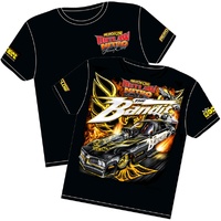 Aeroflow The Bandit Outlaw Nitro Funny Car T-Shirt Youth Small Kids RTBAN-YS