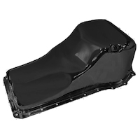 RTS Oil Pan Sump, Steel, Black Finish, Replacement, SB For Ford Falcon 302,351 Cleveland, Each