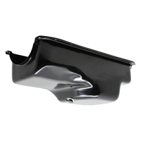 RTS Oil Pan Sump Steel Black Finish Standard SB Chrysler Dodge Plymouth 273 318 340