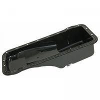 RTS Oil Pan Sump, Steel, Black Finish, Replacement, BB FE 390, 427, 428 Ford Falcon, Each