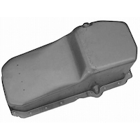 RTS Oil Pan Sump Steel Raw Finish Standard SB For Chev 1-Piece Rear main 