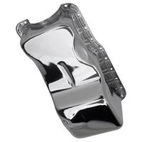 RTS Oil Pan Sump Steel Chrome Finish Standard SB For Ford 351 Windsor