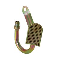 RTS Oil Pickup, Press Fit 5/8 in, High Volume For Chevrolet SB, Stroker Oil Pan Gold Zinc Steel, Each