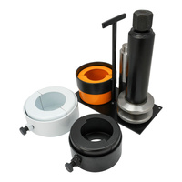 RTS Bearing Puller Tool Crown Wheel And Pinion Bearing Removal Tool Includes 3 Dual Sided Clamshells  Locking Collar Stand Arbor Universal Kit