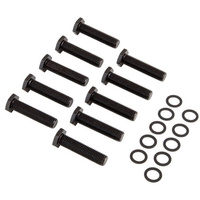 RTS Axle Stud Black Screw-In 1/2 in. x 20 RH Thread 3.00 in. Length 10 Pack