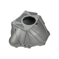 RTS Bellhousing Aluminium Natural SB For Ford 289 302W 351C, Toploader Singlerail Gearbox 