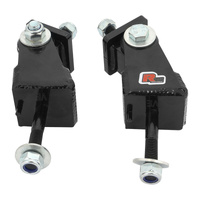 RTS Power Mount Engine Mount Replacement GM LS Commodore VE-VF Black/Black Polyurethane  Set