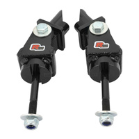 RTS Power Mount Engine Mount Replacement for Ford Barra 4.0L & V8 Ford Falcon FG Black/Black Polyurethane Set