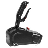 RTS Automatic Shifter Striker Pistol grip Billet Handle All Black GM Powerglide TH350 TH400 C4 C6 Chrysler 