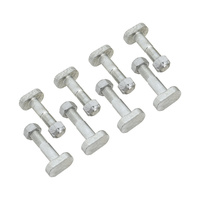 RTS OE Long T Bolt 3/8'' UNF With Cone Nut Ford 9 Inch Backing Plate Set 8