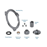 RTS Converter Mounting Ring Kit 10in. 30spl GM TH350 TH400 Powerglide & Trimatic with Turbo Spline Dual Bolt Circle 10.75" & 11.50" Each