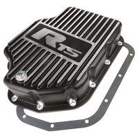 RTS Transmission Pan, Deep, Aluminium, GM, TH400, Finned, Black Powdercoat, Kit