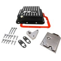 RTS Transmission Pan Deep Aluminium Finned Black Powdercoat GM For Holden Commodore Trimatic