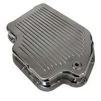 RTS Transmission Pan Aluminium Polished Finned For Chev For Holden TH400