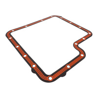 RTS Transmission Pan Gasket Ford C-6 Red Silicone Bead w/Steel Core LubeLocker Style 1.25mm Thick Each