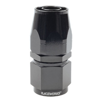 Raceworks Cutter Hose Fitting AN-10 Straight RWF-101-10BK